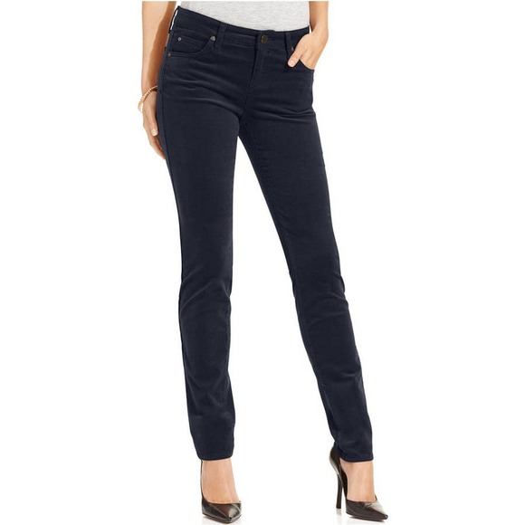 Kut from the Kloth Pants - Kut From The Kloth Diana Skinny Corduroy Pants 4P Black High Rise Ankle Casual